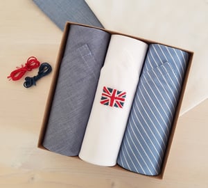 Image of Union Jack Handkerchiefs set