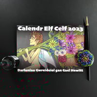 Image 2 of Calendr Elf Celf yn Cymraeg!