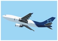 Image 5 of Aviapin/Tailfins Airbus A310 C-GSAT pin badge - Ex-Air Transat Aircraft