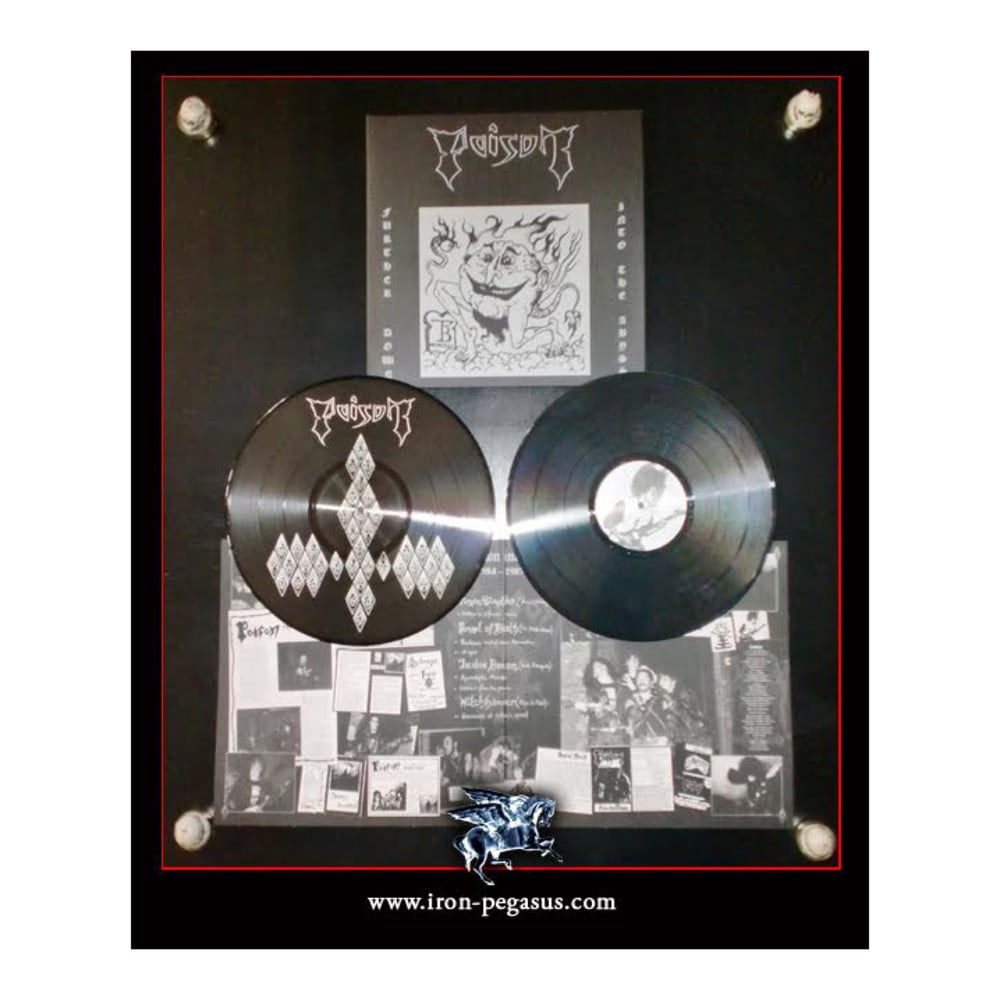 Image of Poison "Further Down Into The Abyss " _ 2 x 12" LP _ Iron Pegasus