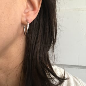 Image of Sterling Silver Lil Hoops