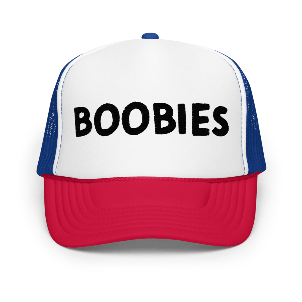 Boobies Foam trucker hat | KJ fabric