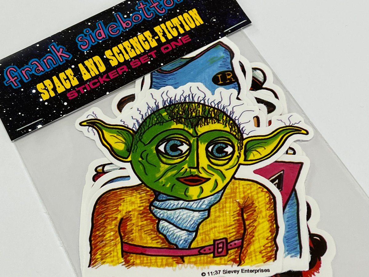Image of Frank Sidebottom's Sci-Fi Sticker Pack - Set One