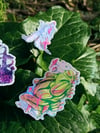 Pack 3 Stickers - (1 Luminescent Sticker + 2 holographic stickers)
