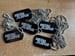 Image of Metal Sludge Dog Tag and Chain... ordering this includes some Pins & Gtr Picks