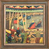 20th Century Swedish School 'A Day at the Funfair'