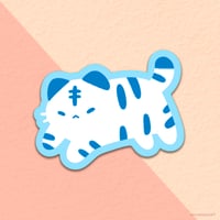 white tiger sticker