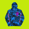 Blue Camo Zaza Gang hoodie