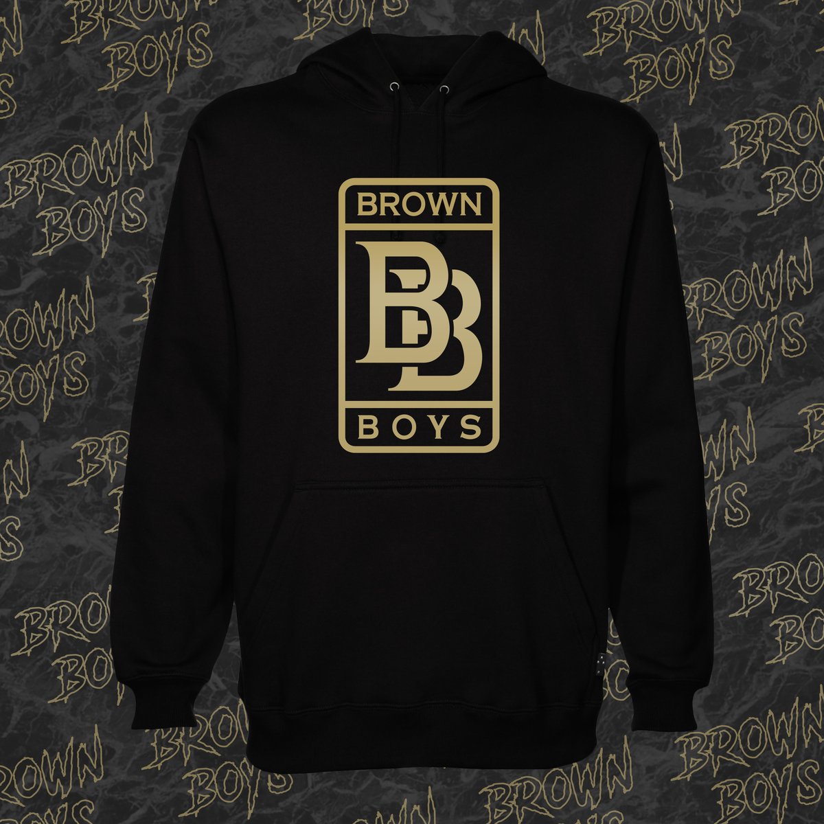 "CLASSIC BB" HOODIE / Brown Boys Clothing
