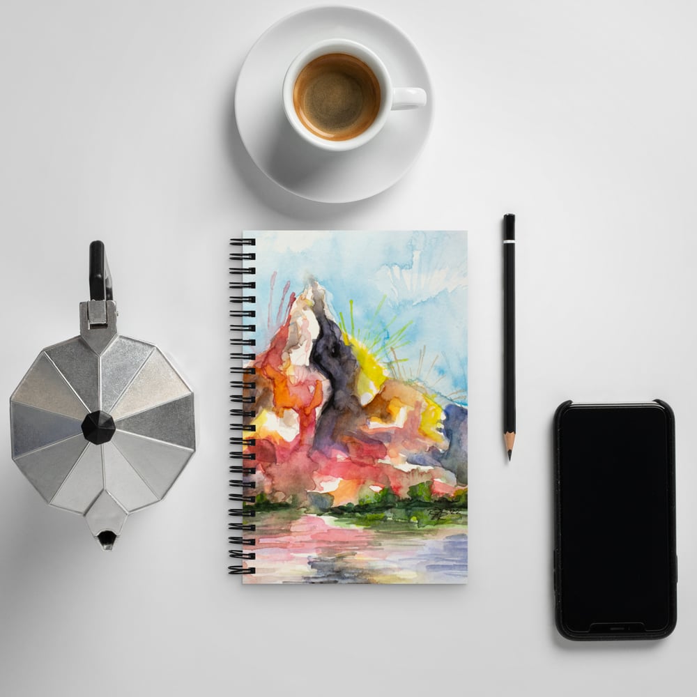 Image of || Notebook || - "The Mountains Were Peaceful That Day Pt. 1"