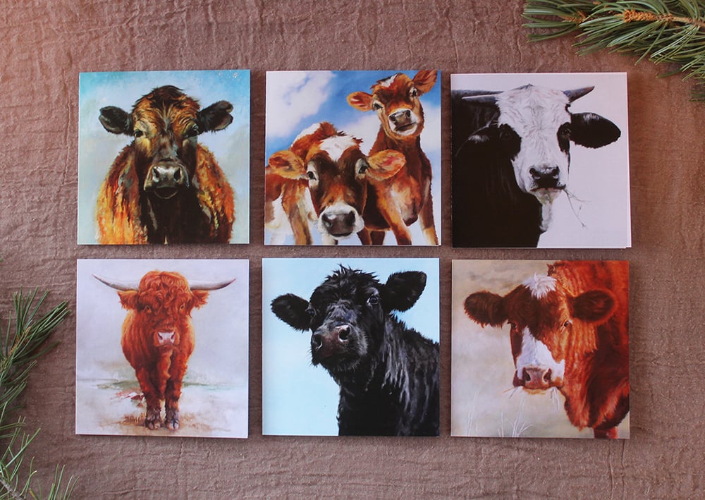 Image of Square Cow Card Variety 