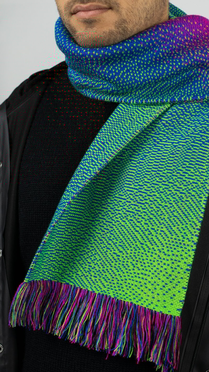 Image of gradients (pink blue green)