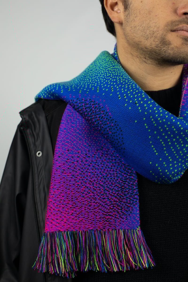 Image of gradients (pink blue green)