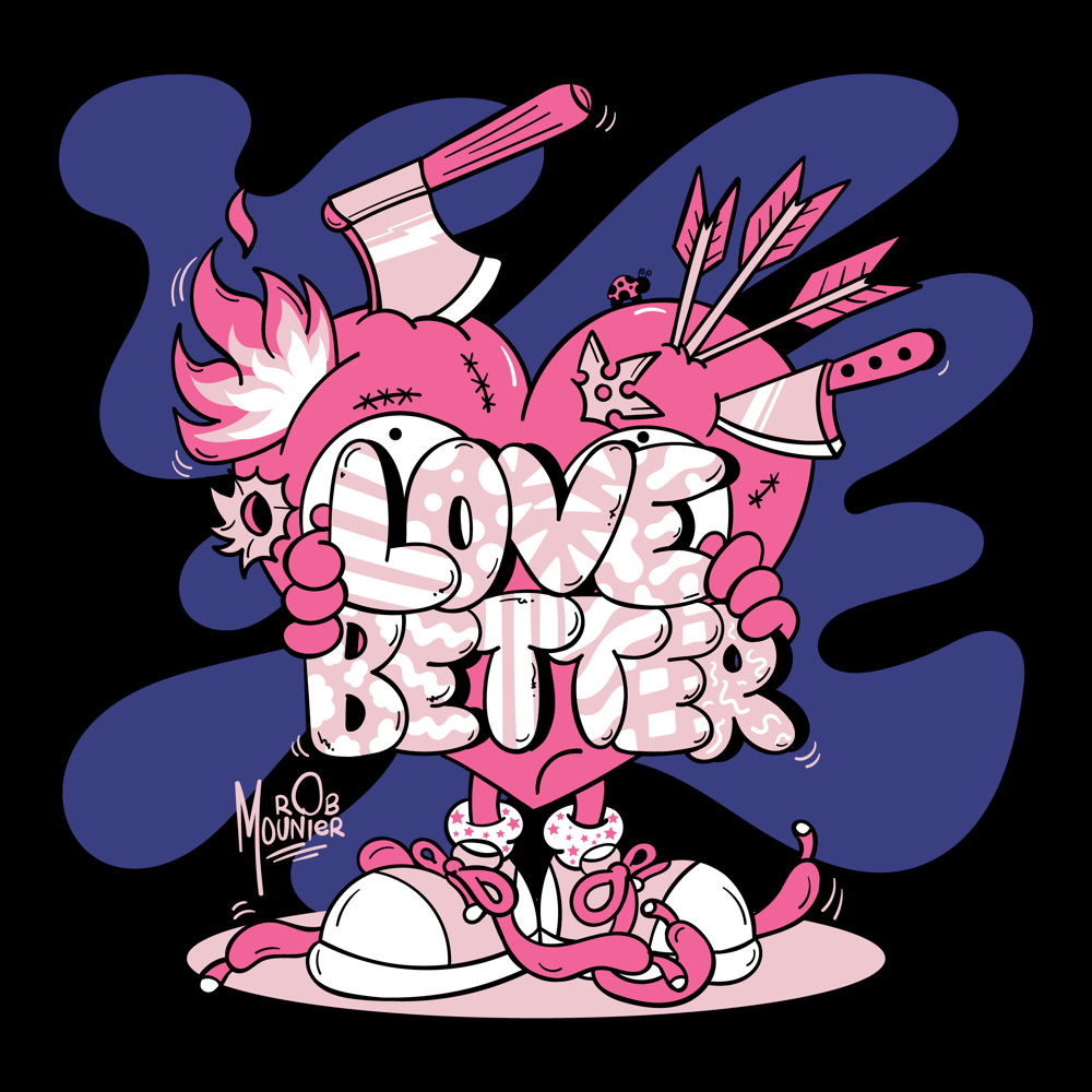 Image of "Love Better" Tee (Color Remix)