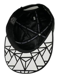 Image 4 of Building Blocks- SNAPBACK - Glow in the dark- hand printed and airbrushed hat 