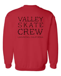 Image 2 of Valley Skate Crew Red Sweatshirt