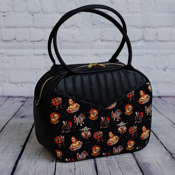 Image of Pinsetter Vintage Bowler Bag - Space Star Tattoo
