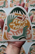 Plants are Magic Portal Sticker