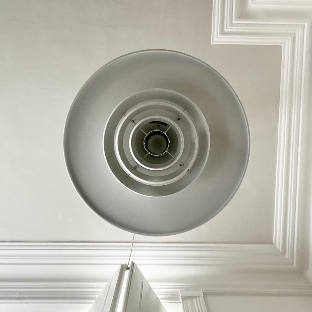 Image of Large Flying Saucer Pendant Light by Alvar Aalto, Finland