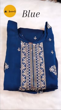 Image 5 of Soft Silk Kurtha Set - Design #14