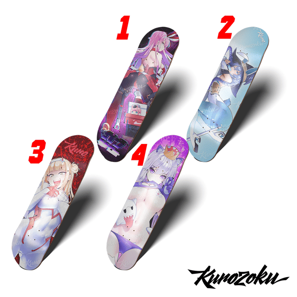 Image of Kurozoku Waifu Skatedecks!