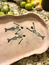 Skelly Mermaid Platter