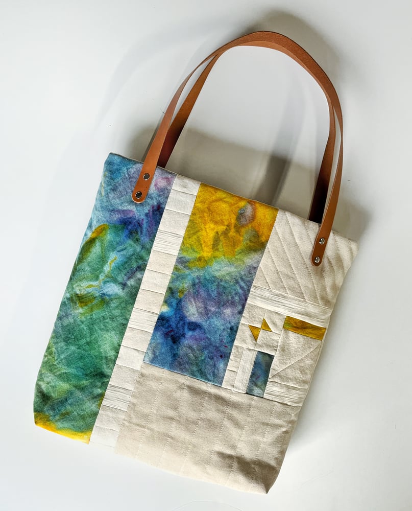 Image of ONE-OF-A-KIND QUILTED TOTE NO. 2