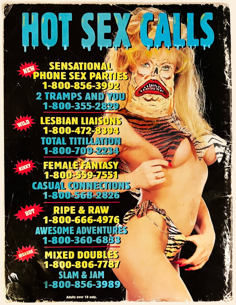Image of Hot Sex Calls 8.5 x 11 print