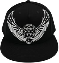 Image 2 of Winged Stealie  Glow in the Dark Snapback