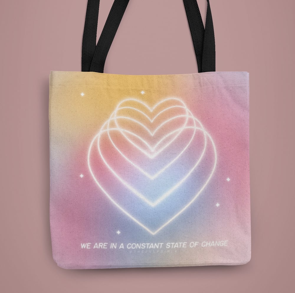 Image of CONSTANT STATE OF CHANGE TOTE BAG