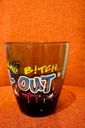 Image of Lonnie Bee's "Chill" Glass Sip Cup 