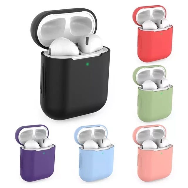 Fashion Silicone Case For Airpods 1/2 Protective Bluetooth-compatible Wireless Earphone Air pod 