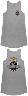 Street Royalty Grey Skull Singlet Dress