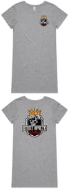 Street Royalty Grey Skull T-Shirt Dress