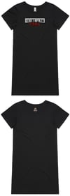 Street Royalty Black T-Shirt Dress