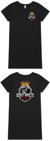 Street Royalty Black Skull T-Shirt Dress
