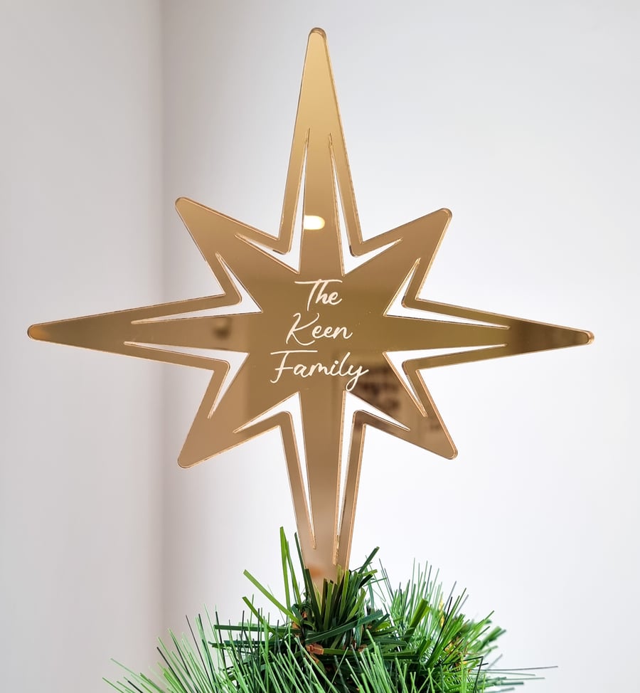 Image of Christmas Tree Star Topper