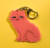 Pussy Lips Acrylic Keychain 