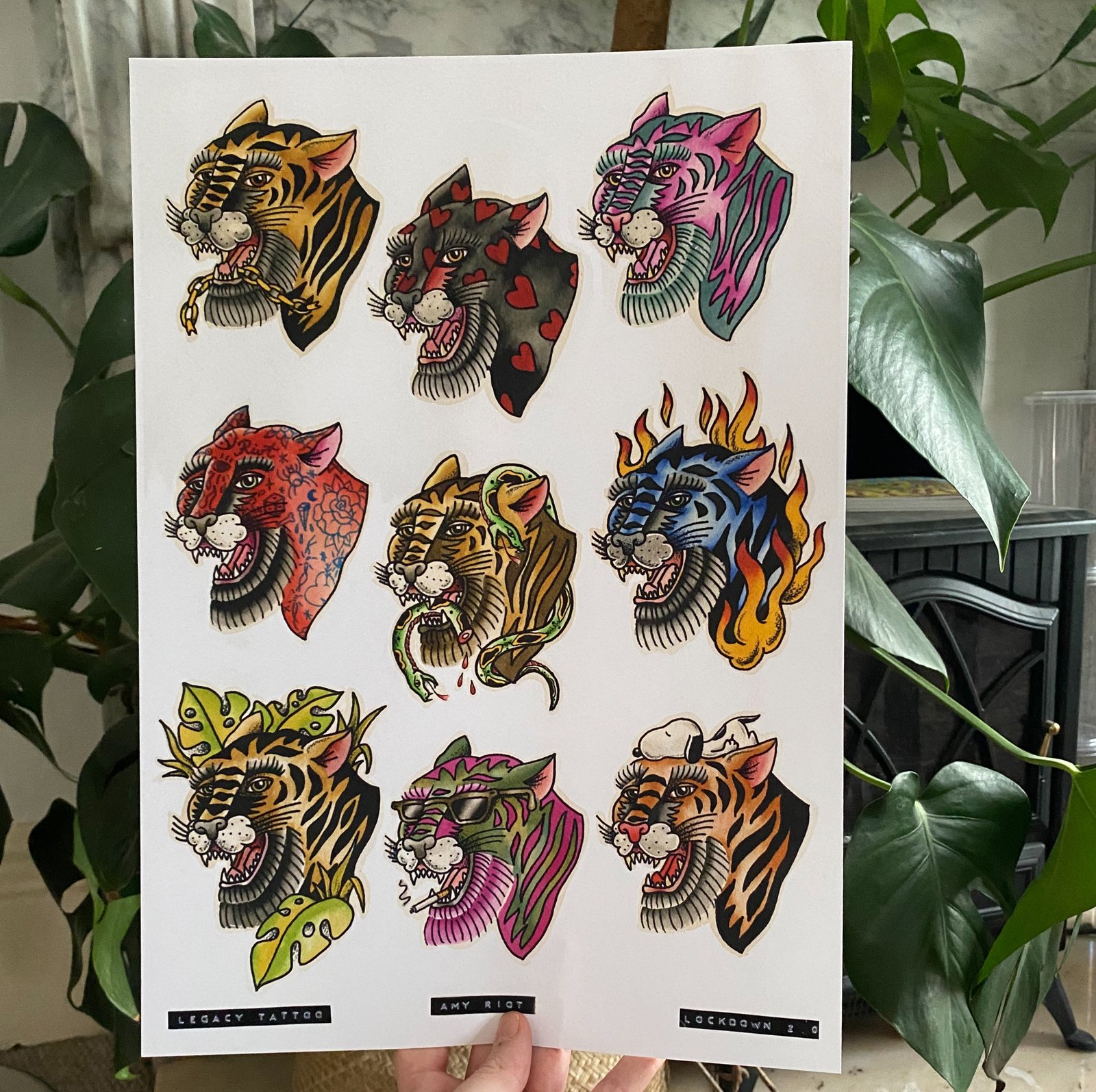 Tattoo Tiger Traditional Vector Images over 1100