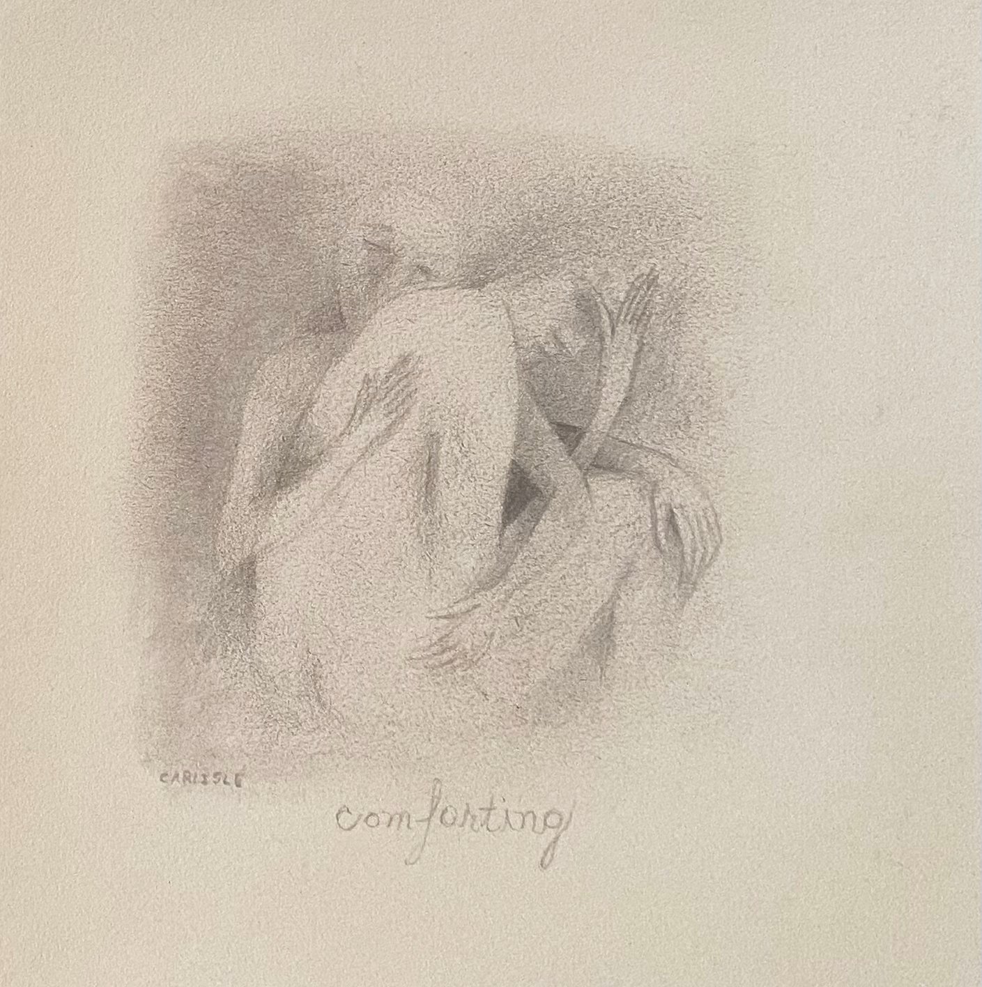 Image of Comforting with Matting 8" x 10"
