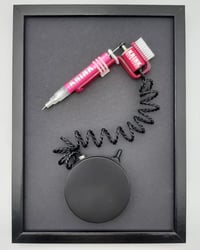 Image 1 of Pink krink marker jail style tattoo gun.
