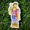 Simpsons Snake Mafia Sticker