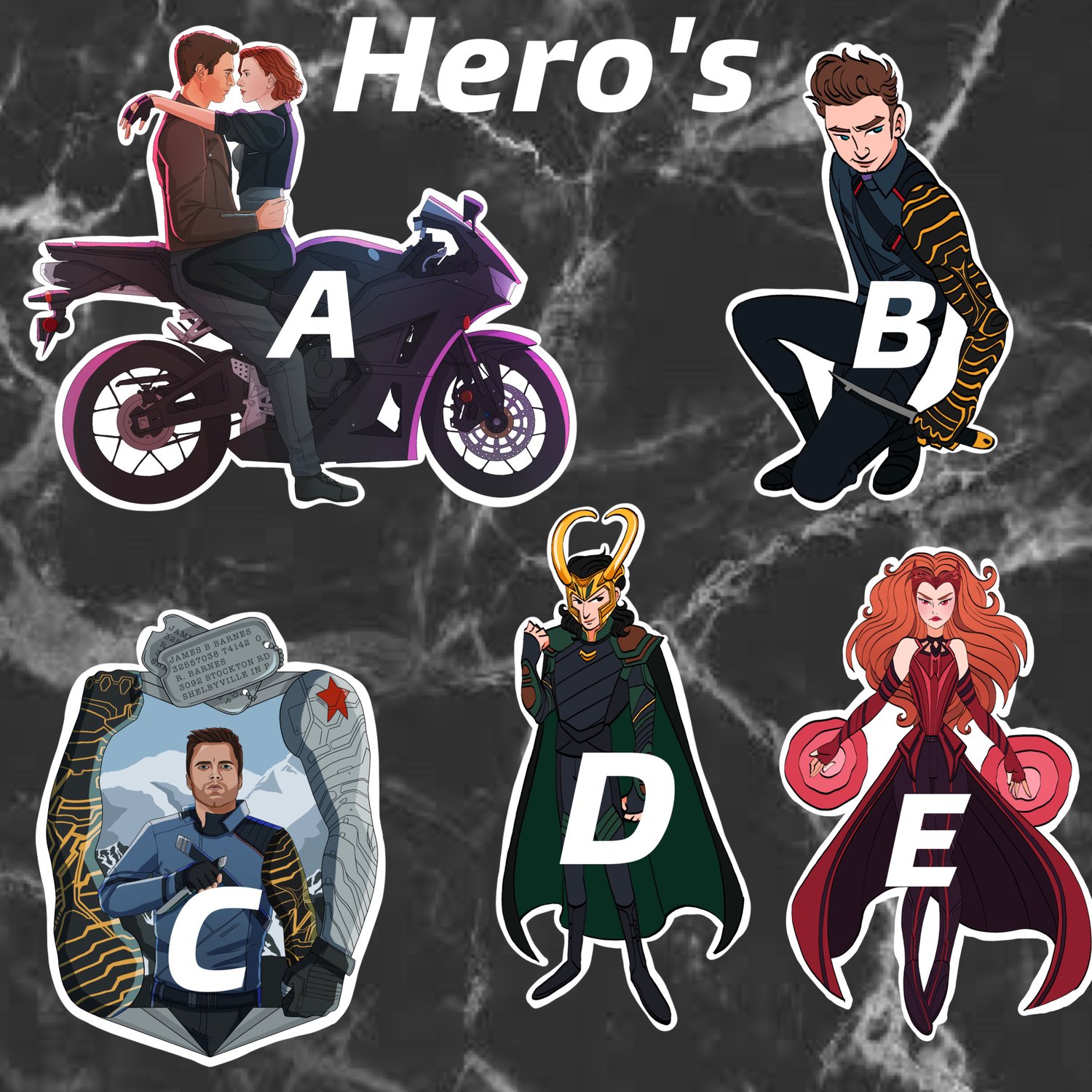 Image of FarFarAwayPins Stickers