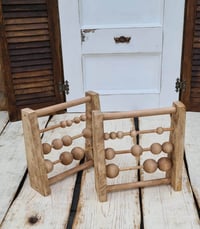 Image 2 of Handmade wooden oldschool abacus natural