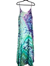 Maxi Dress- 2X Purple Green