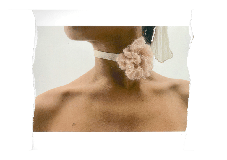 Blooming from the neck Flower Tie Image 3