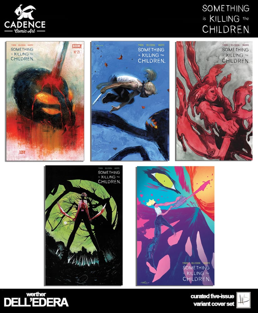 Image of Something is Killing the Children #21-25 Set / Werther Dell'Edera Curated Variant Cover Series
