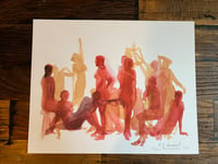 Image 2 of Tapas : The Fire Within - Watercolor Art Print