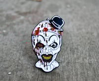 Image 2 of Demonic clown 2" enamel pin