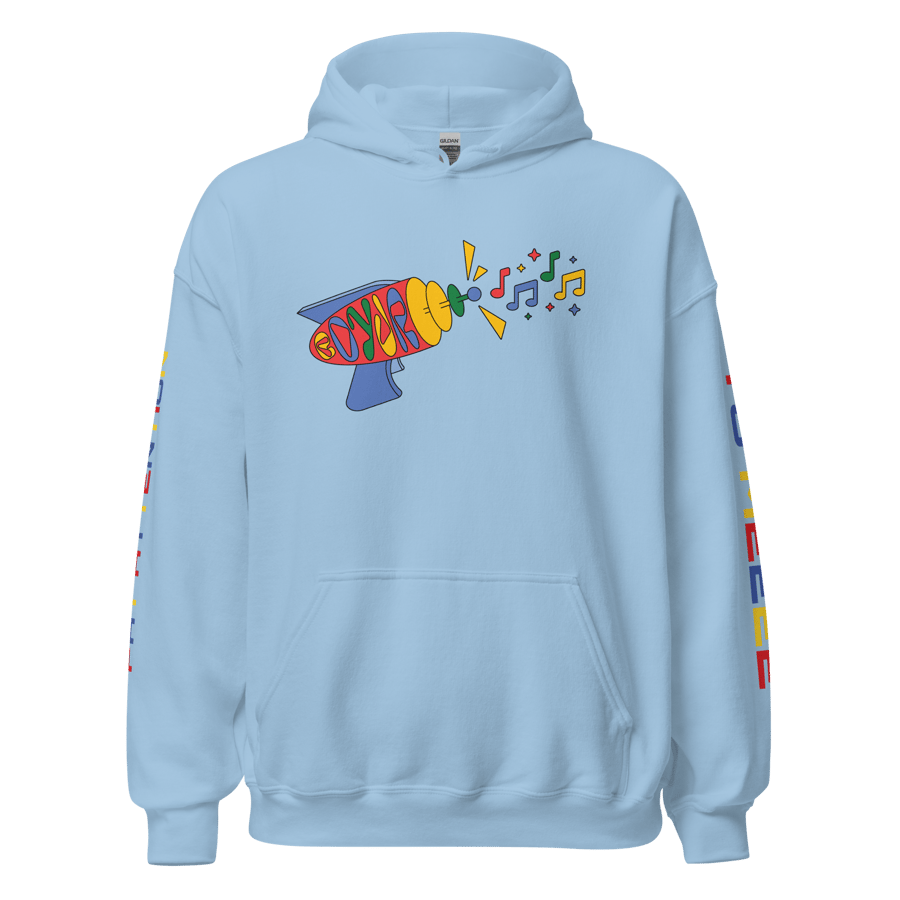 Image of Raygun Hoodie - Sleeve Text